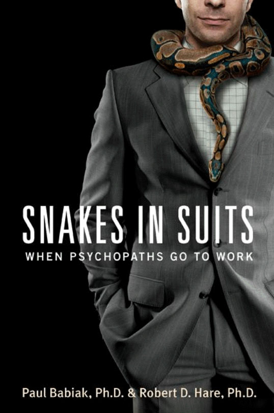Snakes in Suits, by Robert Hare