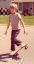 On skateboard 1976